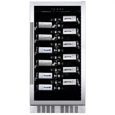 Dunavox DX-70.258DSS Grande beépíthető borhűtő inox 70 palackos