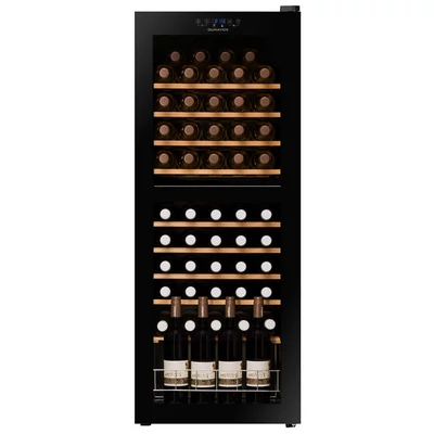 Dunavox DXFH-50.142 Home szabadonálló borhűtő fekete 50 palackos