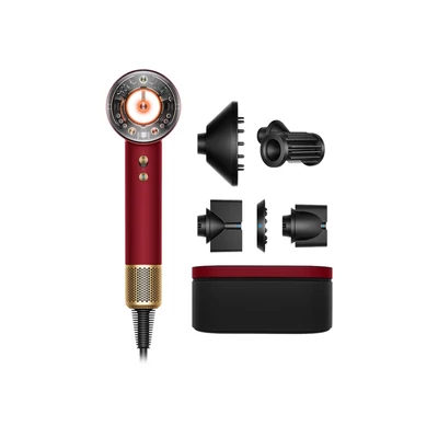 Dyson Supersonic Nural™ - Straight+Wavy (Red Velvet/Gold)HD16