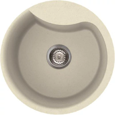 Elleci Ego ROUND gránit mosogató medence Bianco Antico