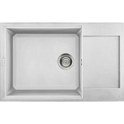 Elleci Easy 310 gránit mosogató medence Bianco Titano