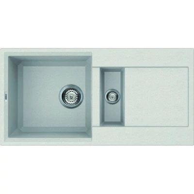 Elleci Easy 425 gránit mosogató medence Bianco