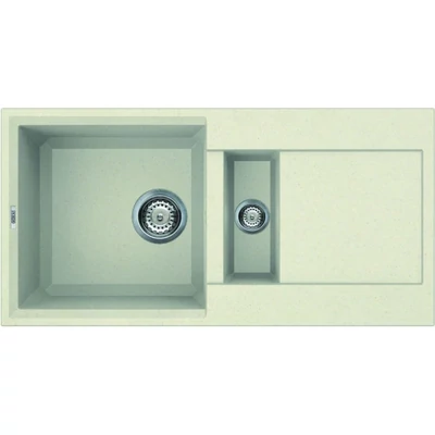 Elleci Easy 425 gránit mosogató medence Bianco Antico