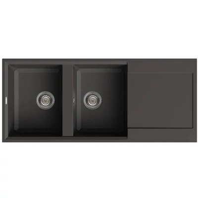 Elleci Easy 500 gránit mosogató medence Full Black