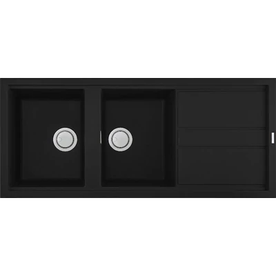 Elleci Best 500 gránit mosogató medence K86 BLACK