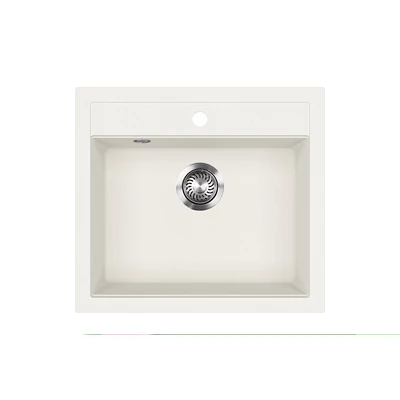 Evido QUADRO 6 gránit mosogató fehér
