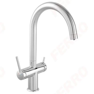 Ferro BFT41 Filtrata álló íves csaptelep szűrt vízhez króm 1386