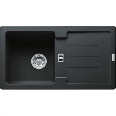 Franke STRATA STG 614-78 gránit mosogató fekete 780x435mm