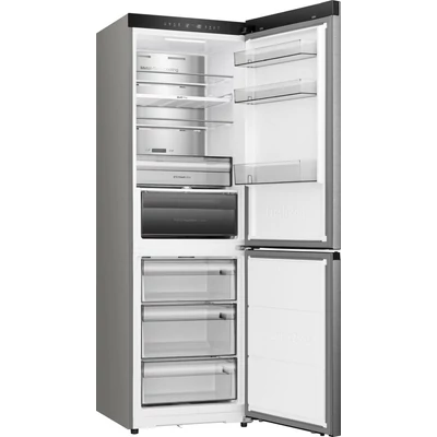 Hisense RB3K330SAID alulfagyasztós hűtőszekrény inox