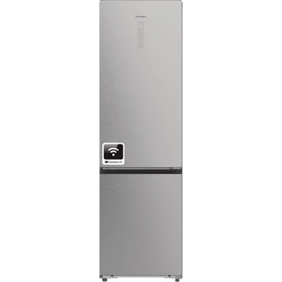 Hisense RB5P410SACC alulfagyasztós hűtőszekrény 203x60x66cm inox