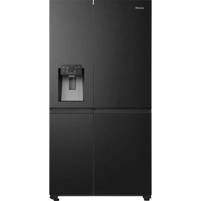 Hisense RS818N4TFE side by side hűtőszekrény fekete E osztály