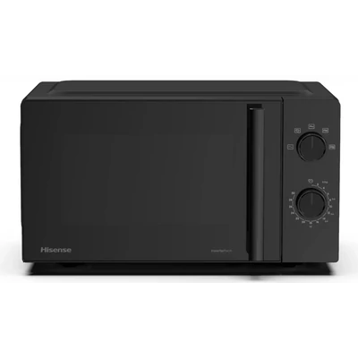 Hisense H20MOBP1HI szabadonálló mikrohullámú sütő InverTech technológia fekete 20L