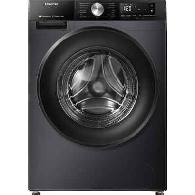 Hisense WF3S9043BB3 elöltöltős mosógép 9kg 54cm mély fekete