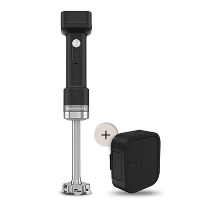 KitchenAid Go 5KHBRV71BM vezeték nélküli botmixer fekete akkumulátorral