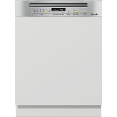 Miele G 7110 SCi AutoDos beépíthető mosogatógép látható kezelőpanellel