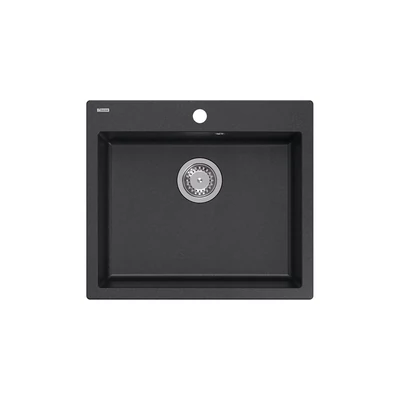 Quadron MORGAN 110 black dotted gránit mosogatótálca 1356