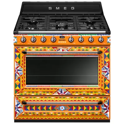 SMEG TR90DGC9 Dolce&Gabbana Divina Cucina Tűzhely