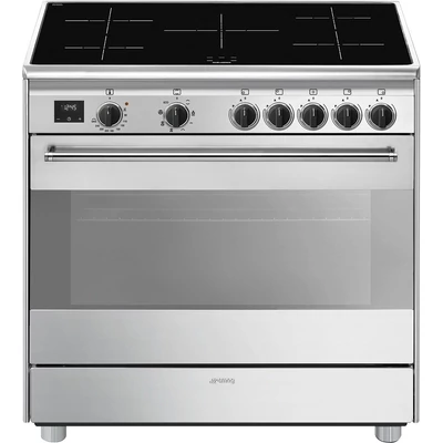 Smeg BG91IX2 Classica elektromos tűzhely indukciós lappal inox 90cm