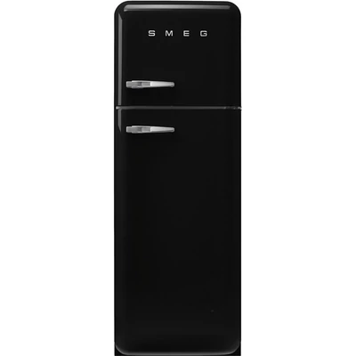 Smeg FAB30RBL5 felülfagyasztós hűtő retro jobbos zsanér fekete