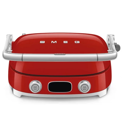 Smeg MGF01RDEU multifunkciós grillsütő retro piros