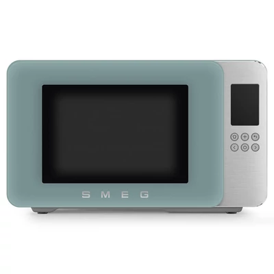 Smeg MOC01EGMEU szabadonálló mikrohullámú sütő Collezione 29L matt smaragdzöld
