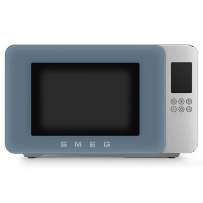 Smeg MOC01SBMEU szabadonálló mikrohullámú sütő Collezione 29L matt viharkék