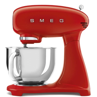 Smeg SMF05RDEU retro konyhai robotgép piros test és talp
