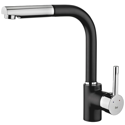 Teka ARK 938 fekete mosogató csaptelep zuhanyfejes (23938120N-H)