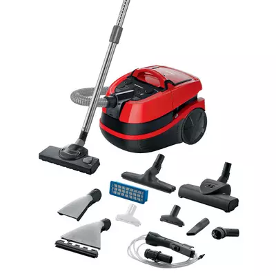 Bosch BWD421PET takarítógép 2100W HEPA mosható szűrő piros