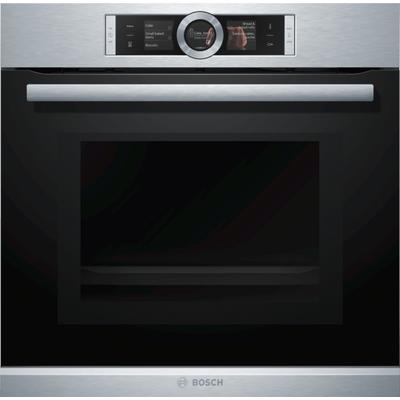 Bosch HMG6764S1 beépíthető sütő mikrohullámmal pirolítikus nemesacél 1 sütősín Serie8