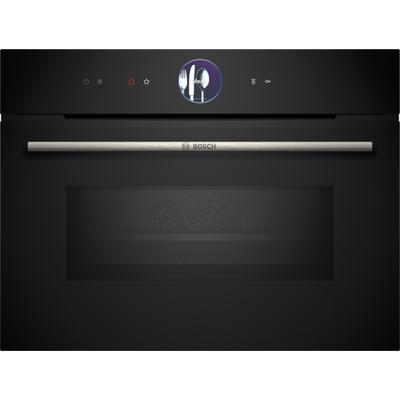 Bosch CMG7761B1 kompakt sütő mikrohullámmal TFT TouchDisplay Plus Home Connect AirFry pirolítikus tisztítás fekete Serie8