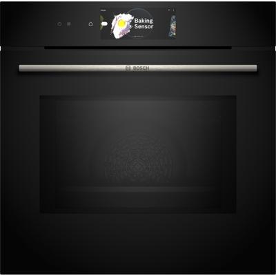 Bosch HMG778NB1 sütő mikrohullámmal TFT TouchDisplay Pro AirFry sütés PerfectBake Plus sütőszenzor maghőmérő sütősín pirolítikus fekete Serie8