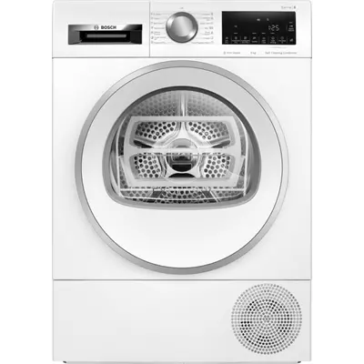 Bosch WQG245C0BY hőszivattyús szárítógép inox-fehér ajtó 9kg A+++ Serie6