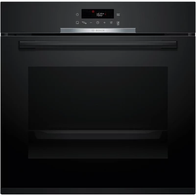 Bosch HBA372EB4 beépíthető sütő pirolítikus AutoPilot10 Air Fry funkció fekete Serie4