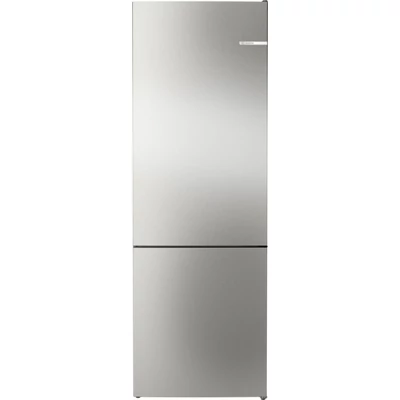 Bosch KGN492IAF szabadonálló alulfagyasztós hűtő nemesacél Total NoFrost 203x70x67cm Serie4