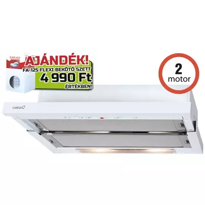 CATA Beépíthető Teleszkópos Páraelszívó TF-5260 LED Fehér