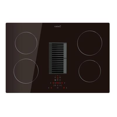 Cata AD-7744 indukciós kerámialap beépített páraelszívóval 77cm