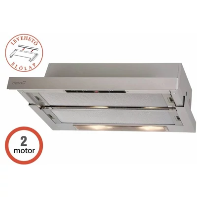 Cata TF-5250 XL beépíthető teleszkópos páraelszívó 2 motoros