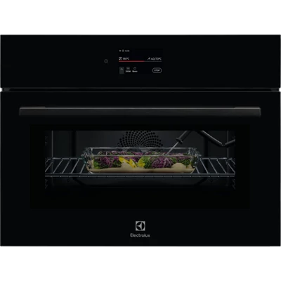 Electrolux LVL9E2XZ CombiQuick beépíthető kompakt sütő mikrohullámmal fekete