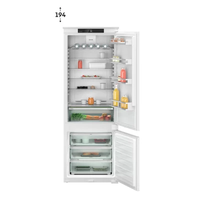 Liebherr ICNSd 7603 Pure beépíthető alulfagyasztós hűtő EasyFresh funkcióval 194x71cm