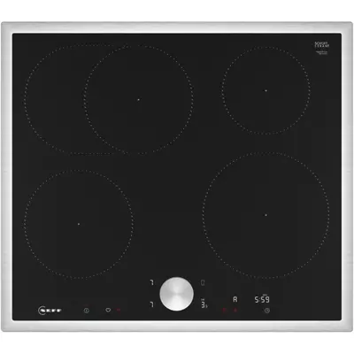 Neff T56STF1L0 beépíthető indukciós lap kerettel Twist Pad Home Connect páraelszívó vezérlés 60cm Line