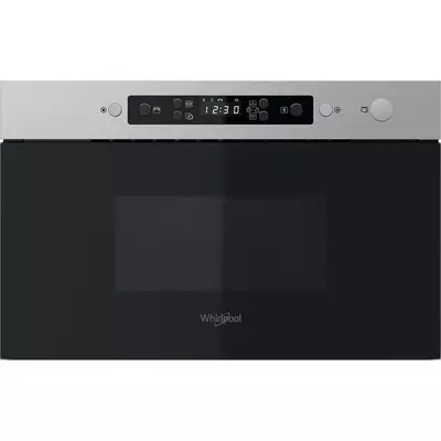 Whirlpool MBNA910X beépíthető mikrohullámú sütő inox 22L 38cm