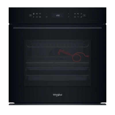 Whirlpool beépíthető elektromos sütő: fekete szín
