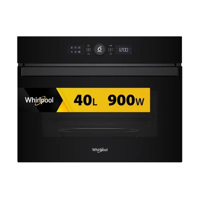 Whirlpool WMW47HMB beépíthető Kombi mikrohullámú sütő fekete 45cm