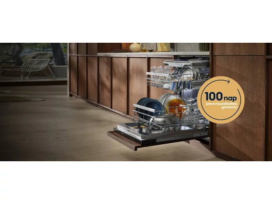 Electrolux mosogatógépek 100 napos pénzvisszafizetési garanciával