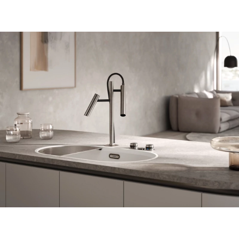 BLANCO OOVALON 700-U cloud white aláépíthető mosogató