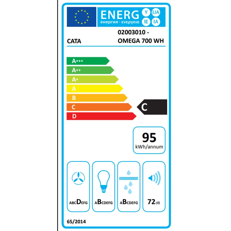 CATA Páraelszívó Omega 700 WH/M fehér
