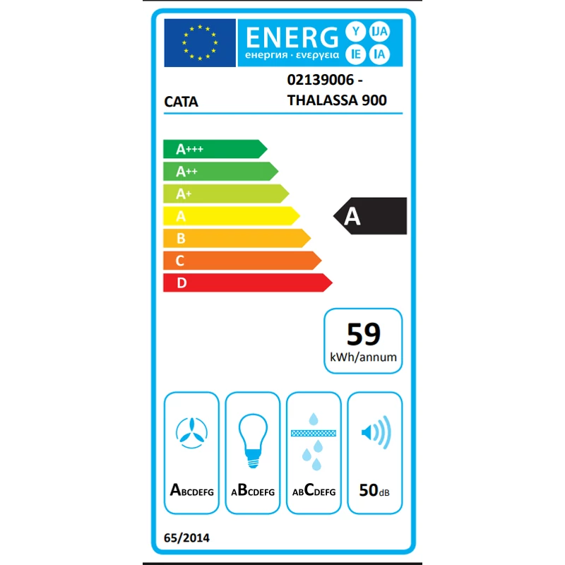 Cata THALASSA 900 GWH fehér páraelszívó