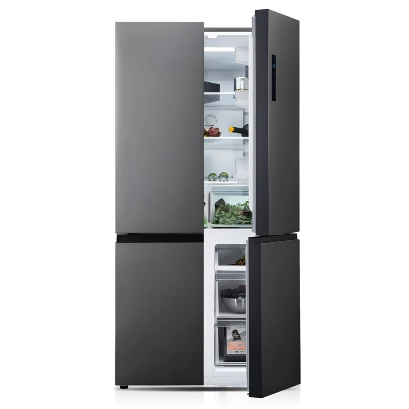 DAVOLINE Négyajtós hűtőszekrény D4SS-608D IX Inox