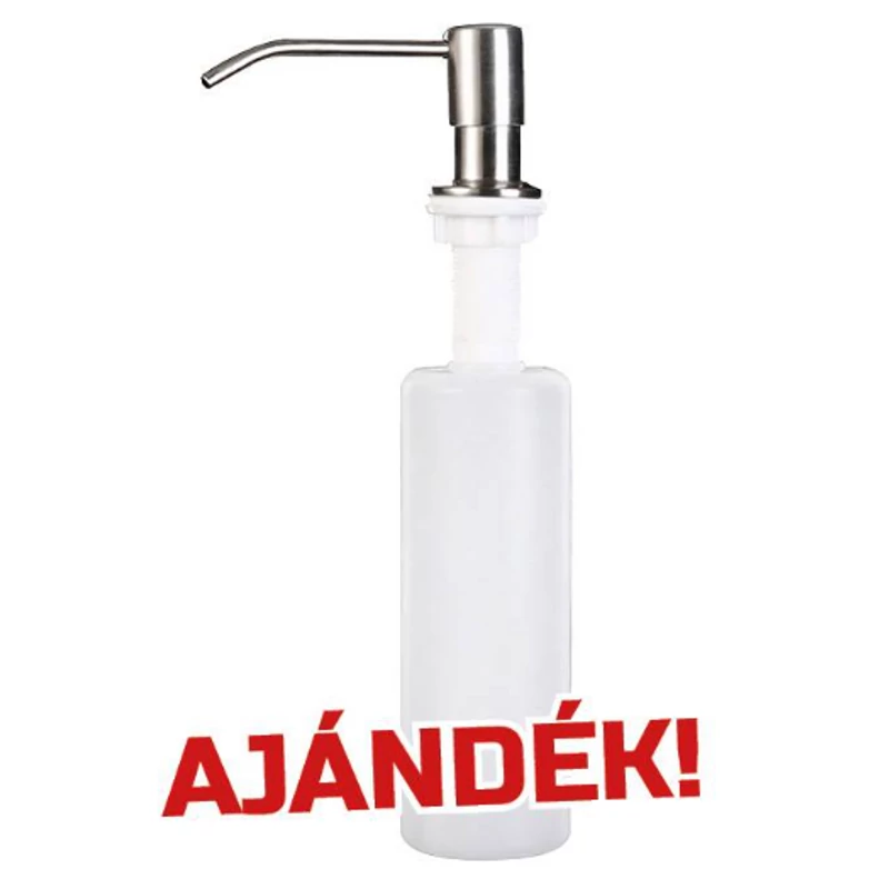 Elleci Easy 300 G62 Bianco Antico gránit mosogatótálca ajándék csappal és mosogatószer adagolóval